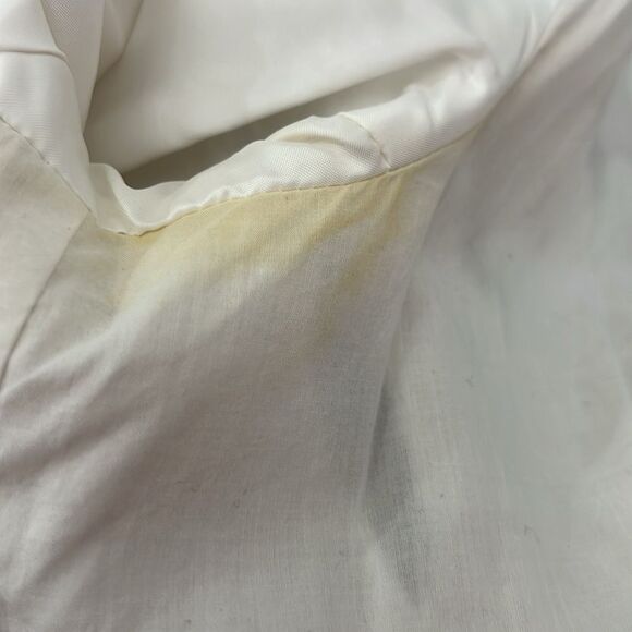 Lafayette 148 Jacket Elegant White Embroidered Women's Size 6 Embroidered Beaded - Picture 9 of 12